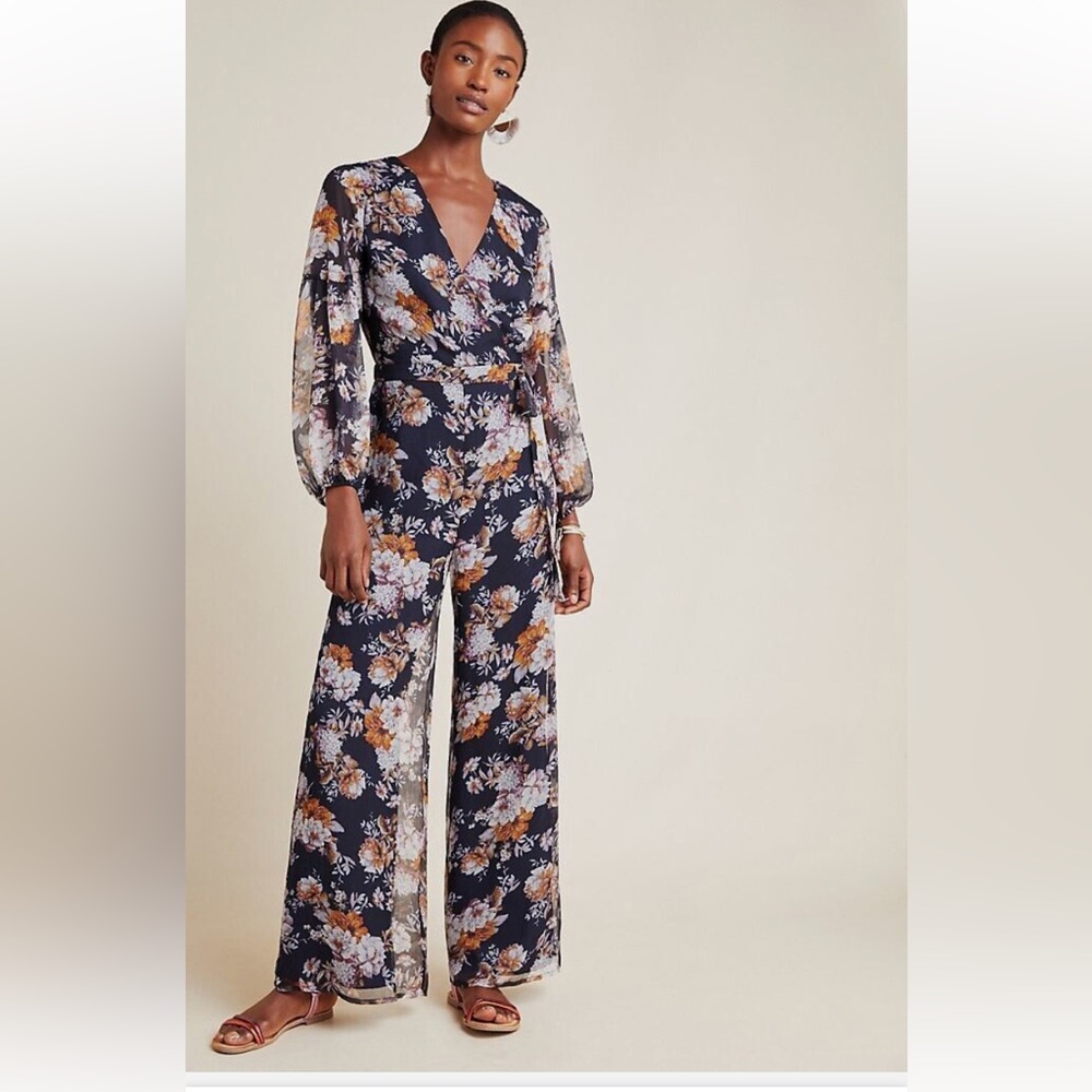 NWT Anthropologie Ali & Jay Floral Jumpsuit Medium